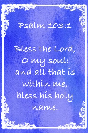 Psalm 103 1 8BL